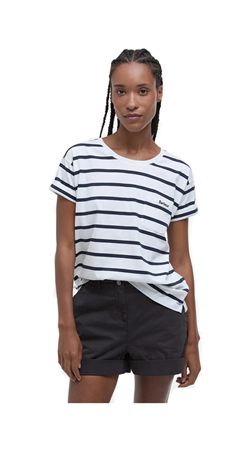 T-shirt Otterburn con motivo a righe WH11